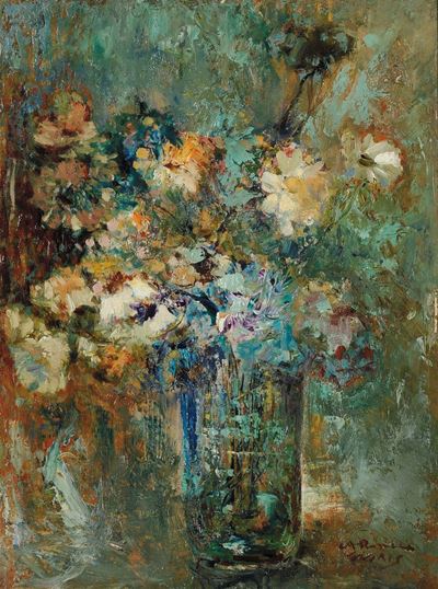 Carmelo Floris (1891-1960)vaso di Fiori