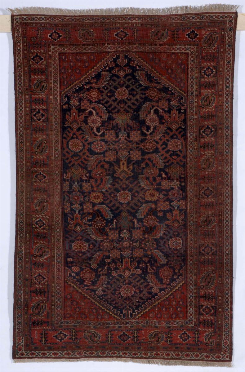 Tappeto Sud Persia Afshari, fine XIX secolo  - Asta Tappeti Antichi - Cambi Casa d'Aste