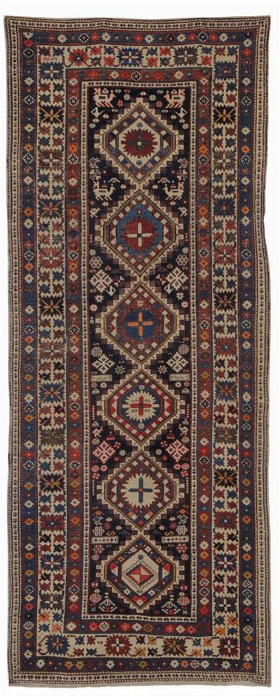 Tappeto Caucasico Shirvan, XIX Secolo