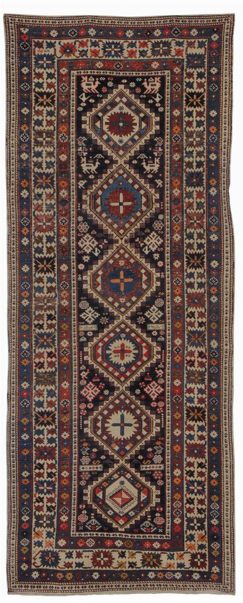Tappeto caucasico Shirvan, XIX secolo  - Auction Ancient Carpets - Cambi Casa d'Aste