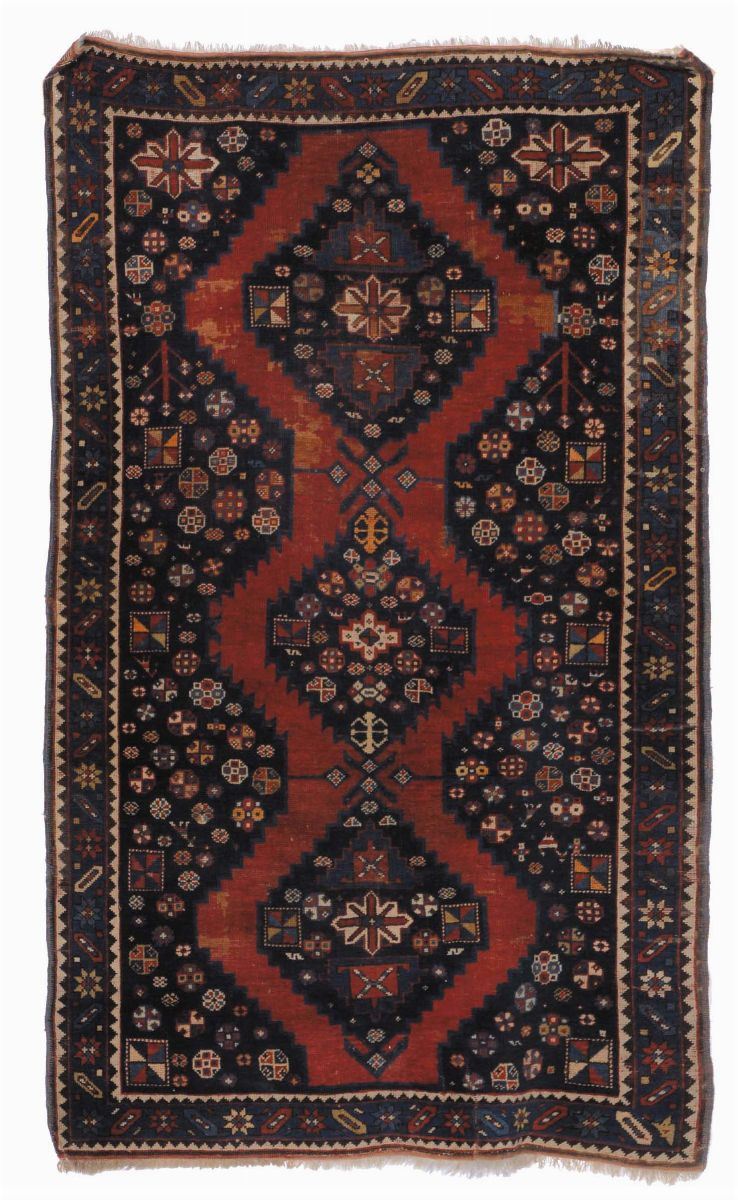 Tappeto caucasico Karabagkh, fine XIX secolo  - Auction Ancient Carpets - Cambi Casa d'Aste
