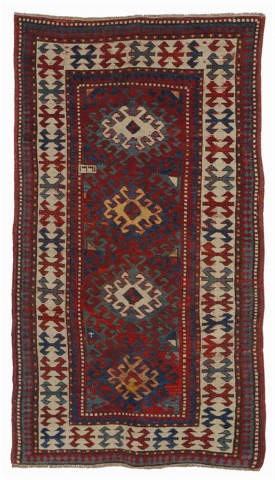 Tappeto Caucasico Kasak, Fine XIX Secolo