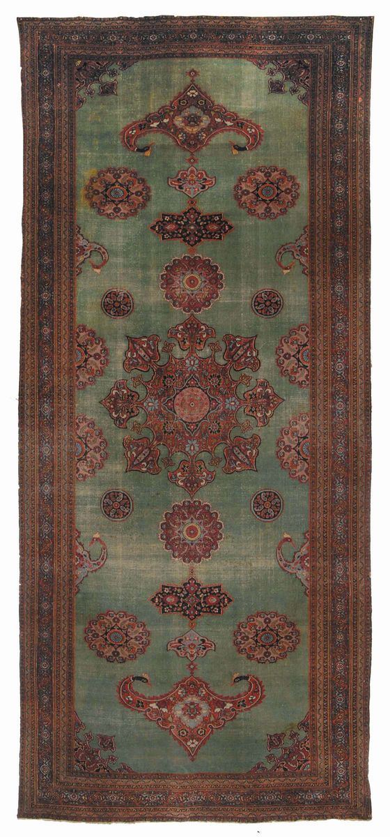 Kellay persiano Ferahan, fine XIX secolo  - Auction Ancient Carpets - Cambi Casa d'Aste