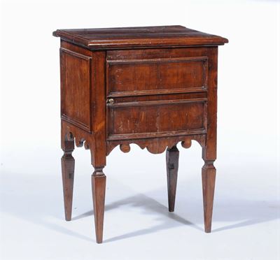 Mobiletto a Commode in Legno, XIX Secolo