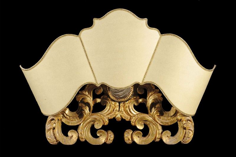 Fregio in legno intagliato e dorato, XIX secolo  - Auction Antique and Old Masters - Cambi Casa d'Aste