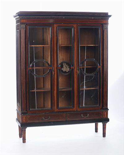 Studio in Stile Napoleone III con Decoro a Filettatura, XX Secolo