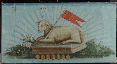 Paliotto Raffigurante Agnus Dei, XIX Secolo