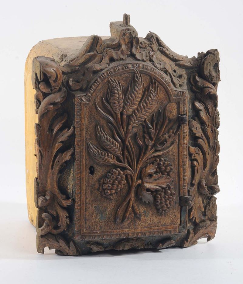 Tabernacolo in legno intagliato, XVIII secolo  - Auction Antique and Old Masters - Cambi Casa d'Aste