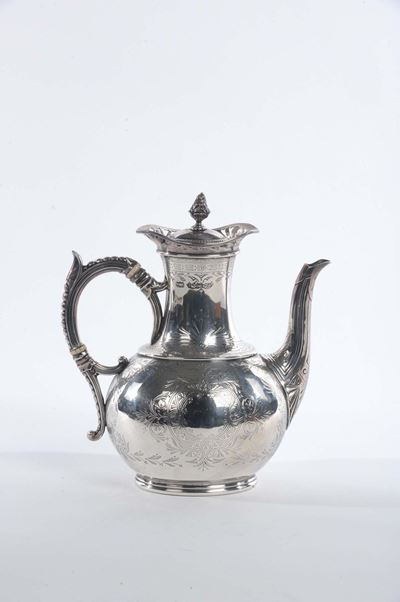Caffettiera in Argento Birhinghan