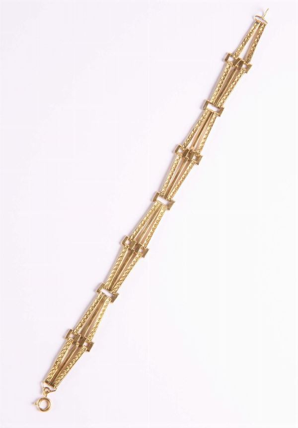 Bracciale a losanghe inciso