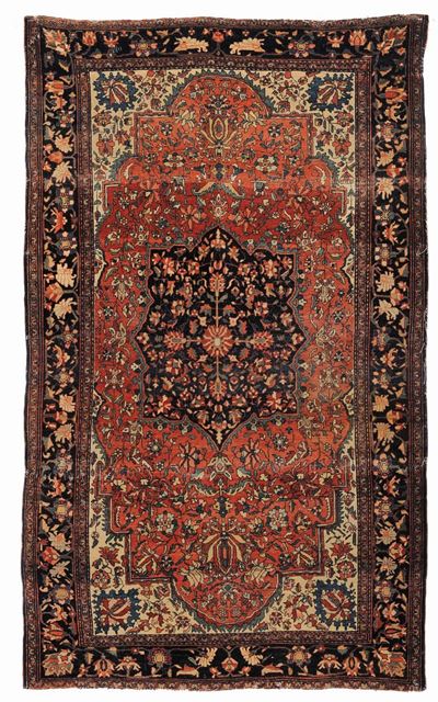 Tappeto Persiano Sarouk, Fine XIX Secolo