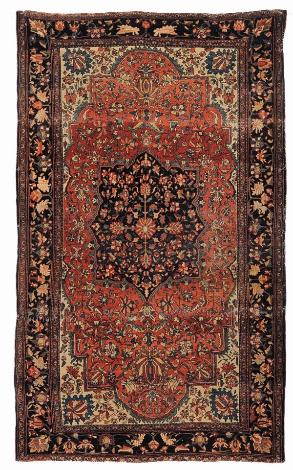 Tappeto persiano Sarouk, fine XIX secolo