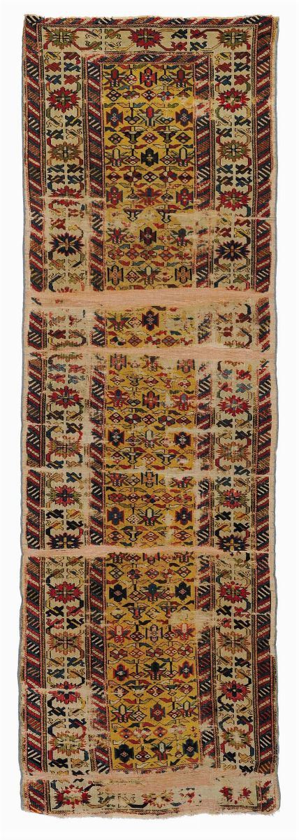 Passatoia caucasica Shirvan, seconda metà XIX secolo  - Auction Ancient Carpets - Cambi Casa d'Aste