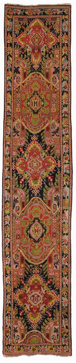 Tappeto passatoia caucasica Karadagh, inizio XX secolo  - Auction Ancient Carpets - Cambi Casa d'Aste