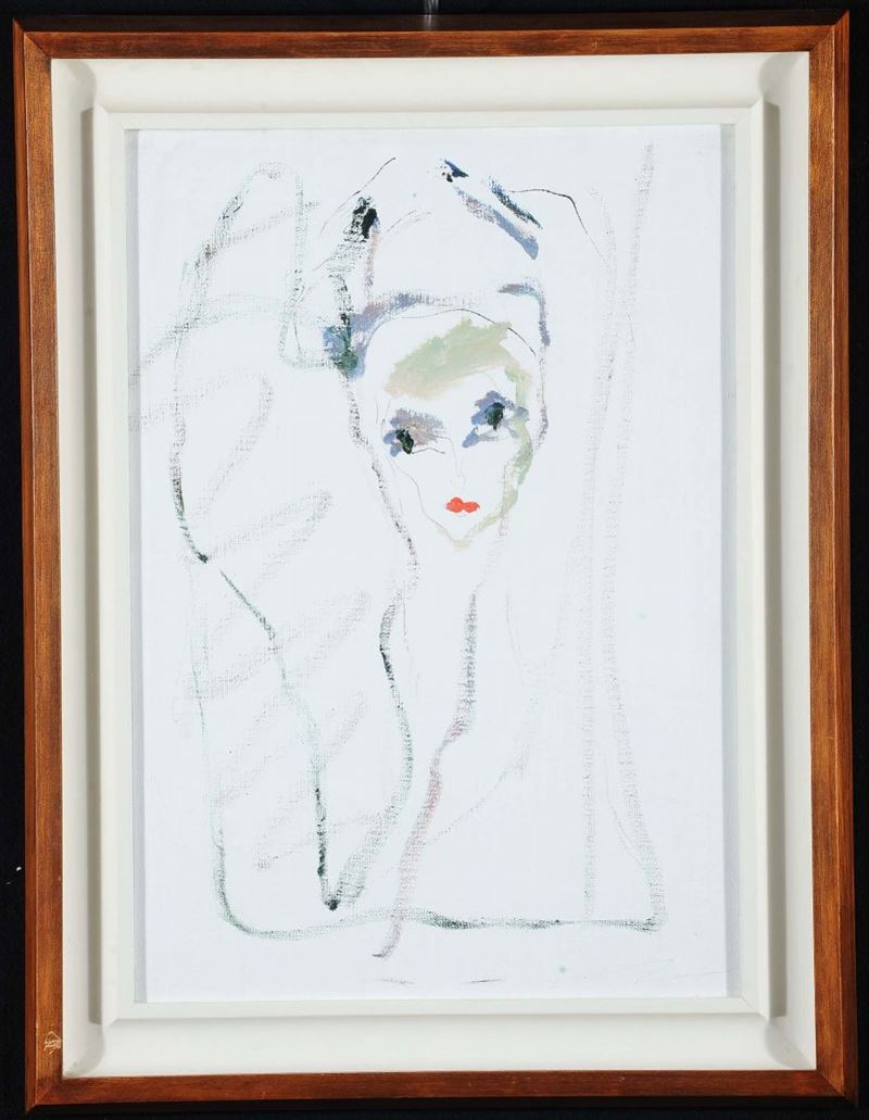 Ernesto Treccani (1920-2009) Figura femminile  - Auction OnLine Auction 04-2012 - Cambi Casa d'Aste