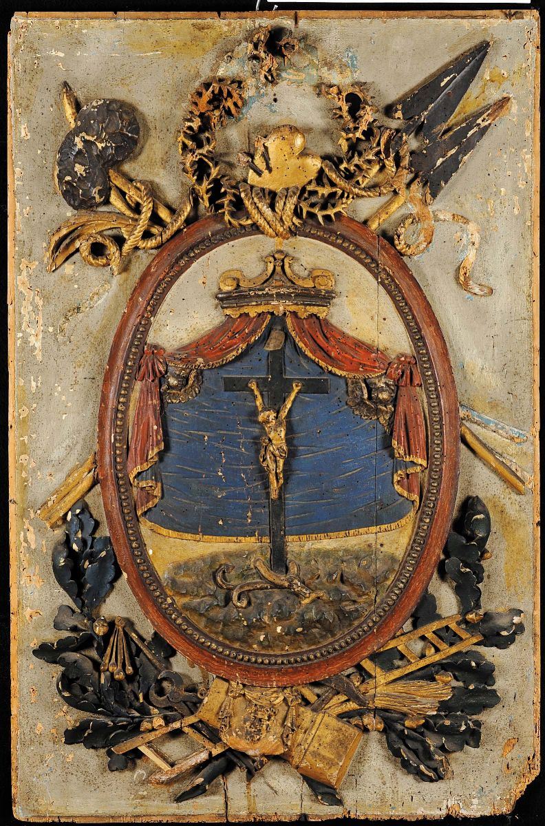 Pannello in legno intagliato, XVIII secolo  - Auction Antique and Old Masters - Cambi Casa d'Aste
