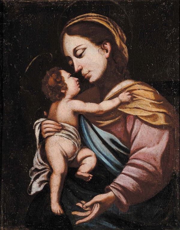 Anonimo del XIX secolo Madonna con Bambino