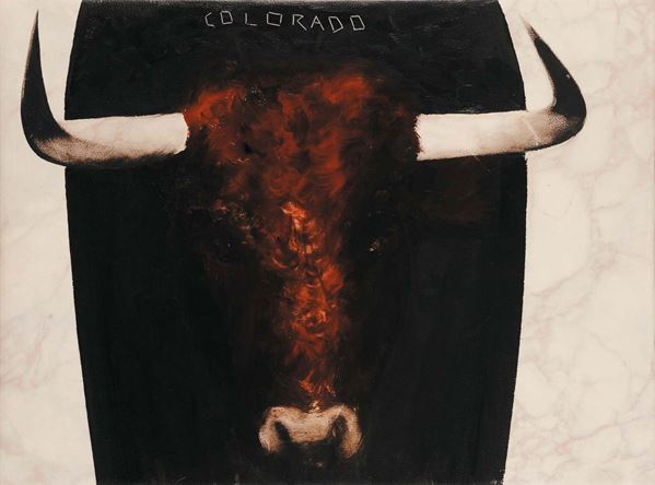 Aldo Mondino (1938-2005) Estrellado, 1995 Colorado, 1995