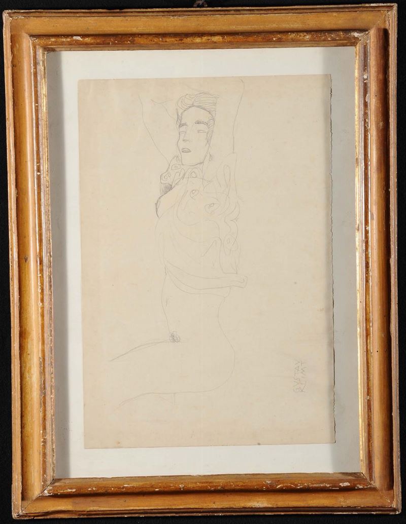 Anonimo del XIX secolo Nudo di donna  - Asta Asta OnLine 04-2012 - Cambi Casa d'Aste