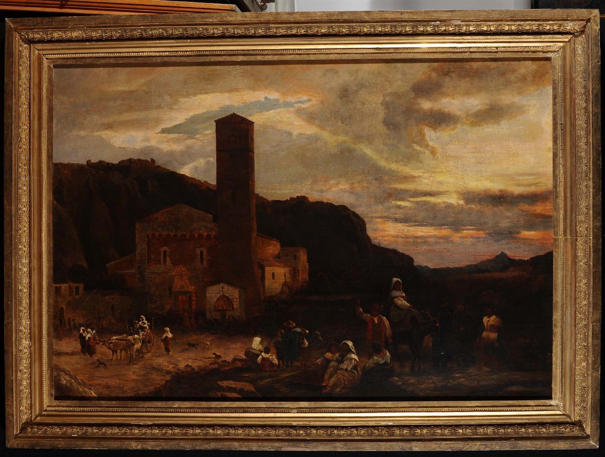 Oswald Achenbach (1827-1905)paesaggio