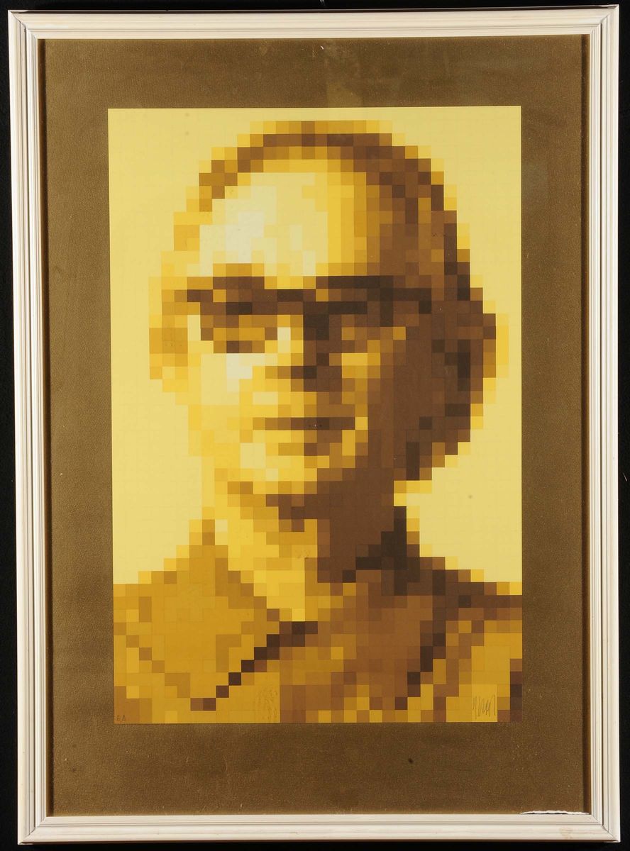 Coppia di Serigrafie Raffiguranti Kennedy e Ho chi Minh