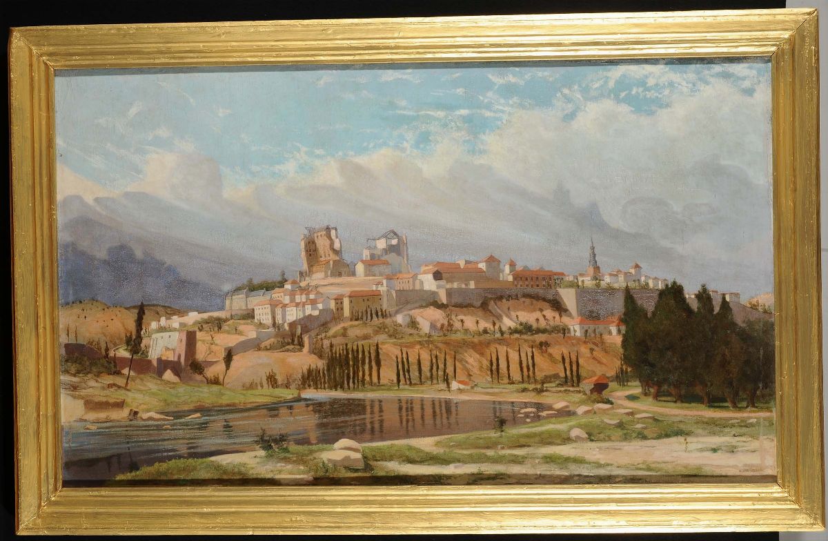 Anonimo del XIX Secoloveduta della Cittadina di Briancon