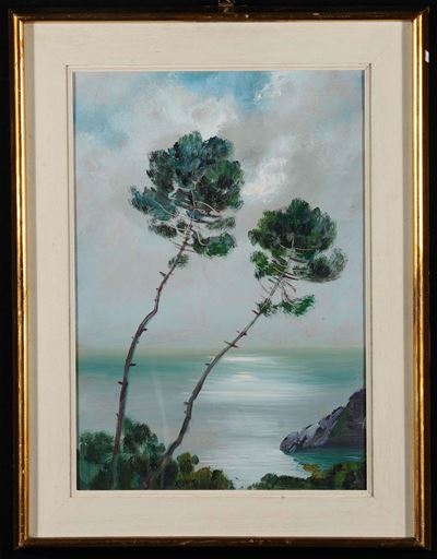 Giuseppe Caselli (1893-1976)veduta Costiera