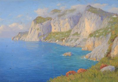 Willem Welters (1881-1972)costiera Sorrentina