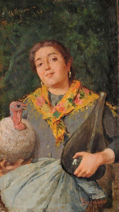 Luigi Scorrano (1849-1924)figura Femminile