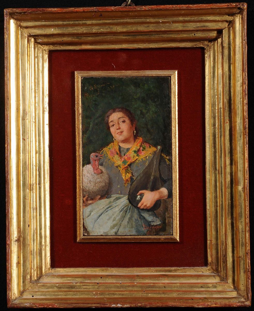 Luigi Scorrano (1849-1924)figura Femminile