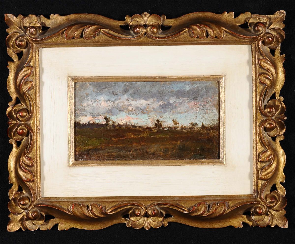 Giuseppe Mentessi (1857-1931)paesaggio