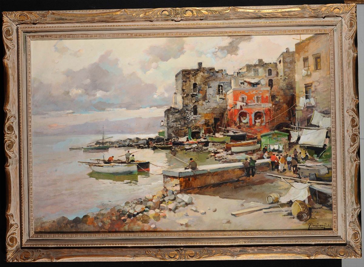 Felice Giordano (1880-1964)marina Grande a Capri