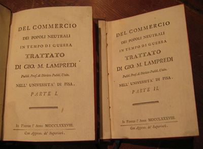 Lampredi, Gio. M.del Commercio dei Popoli Neutrali in Tempo di Guerra