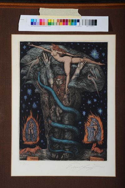 Ernst Fuchs (1930)senza Titolo, 1975 Circa