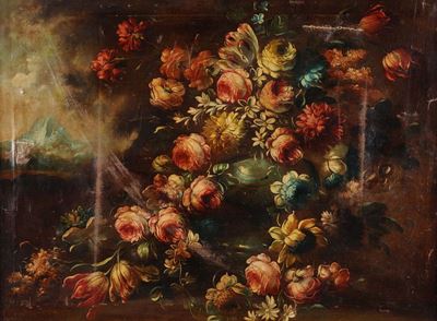 Anonimo del XX Secolonatura Morta con Fiori