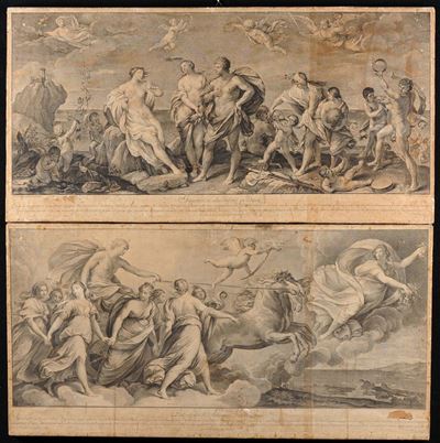 Coppia Stampe da Opere di Guido Reni