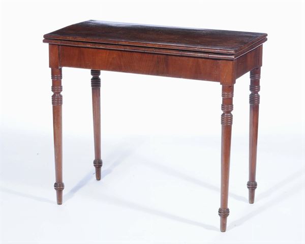 Tavolo da gioco a libro, XIX secolo