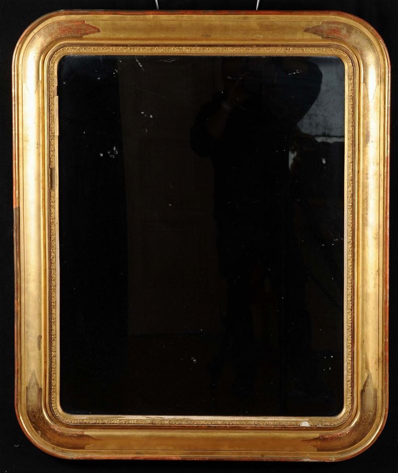 Specchiera a vassoio dorata  - Auction Antique and Old Masters - Cambi Casa d'Aste