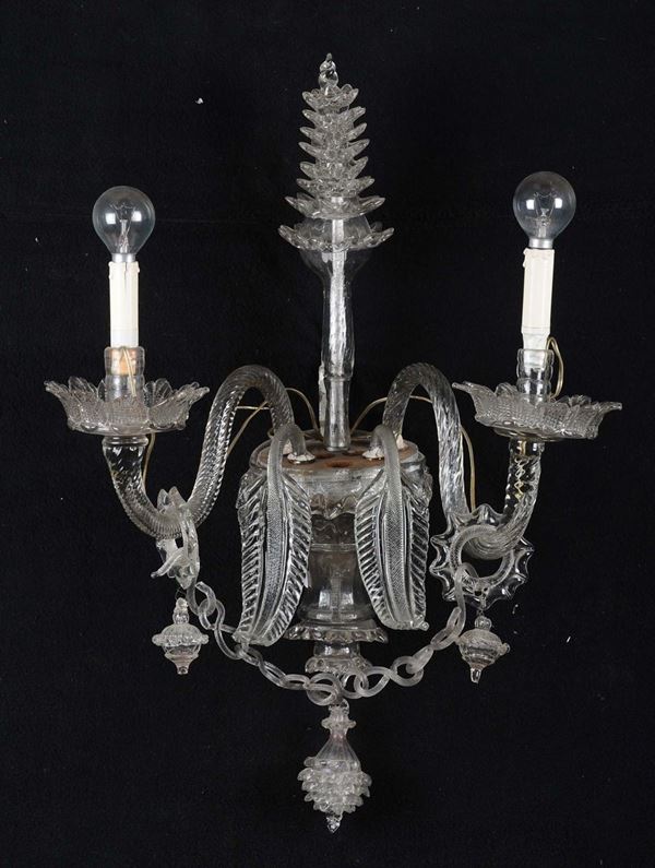 Applique in vetro di Murano