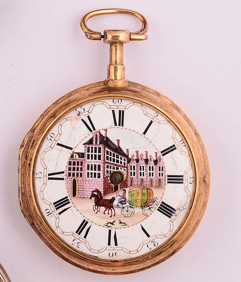 Due lampadarietti diversi in metallo e cristalli  - Asta Antiquariato e Dipinti Antichi - Cambi Casa d'Aste