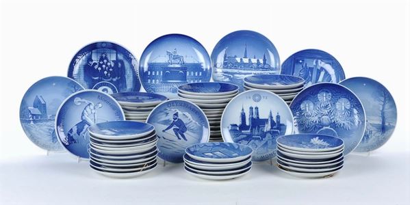 Lotto di piatti diversi di Copenhagen