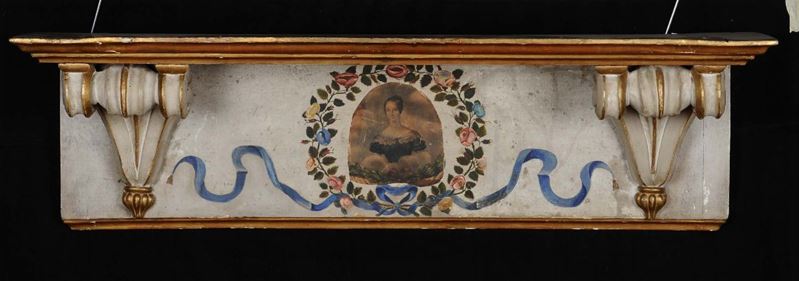 Mensola in legno laccato  - Auction Antique and Old Masters - Cambi Casa d'Aste