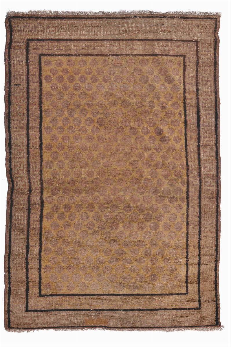 Hotan rug late 19th century.Overall good condition.  - Auction Ancient Carpets - Cambi Casa d'Aste