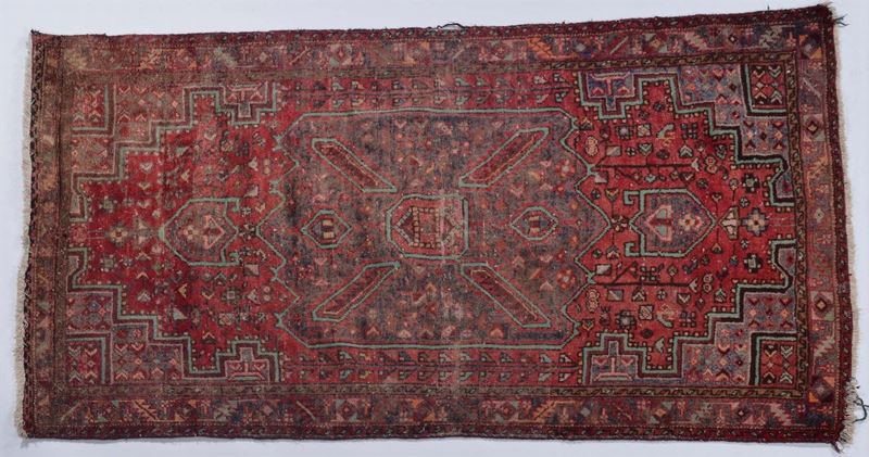 Tappeto persiano Hamadan, inizio XX secolo  - Asta Antiquariato e Dipinti Antichi - Cambi Casa d'Aste