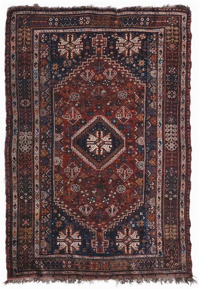 Tappeto Sud Persia Shiraz, Fine XIX Secolo