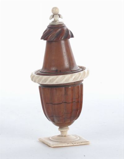 Calamaio in Legno e Avorio