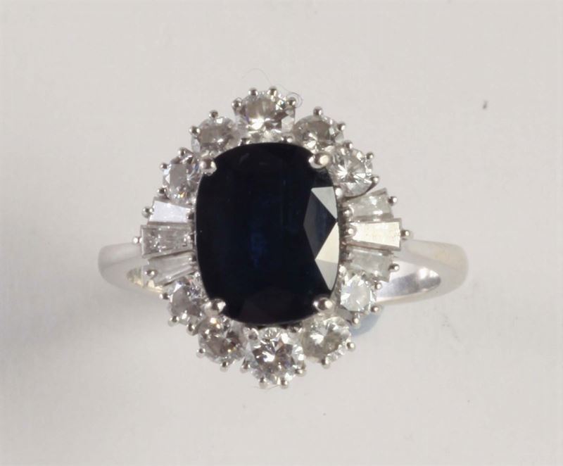 Anello zaffiro australiano  - Asta Argenti e Gioielli Antichi e Contemporanei - Cambi Casa d'Aste