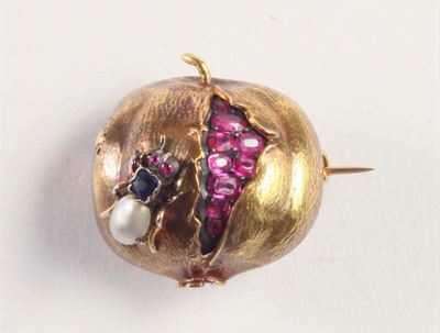 Spilla Raffigurante Melograno