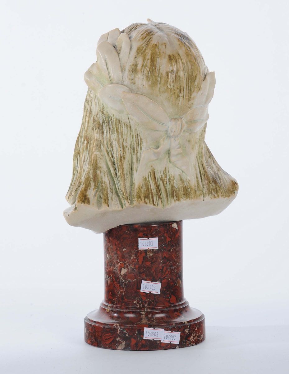 Epos Scultura Raffigurante Busto di Giovane Ragazza