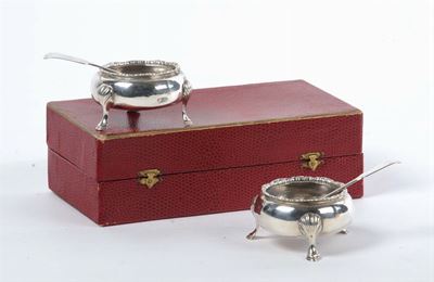 Due Salierine in Argento, Inghilterra 1852